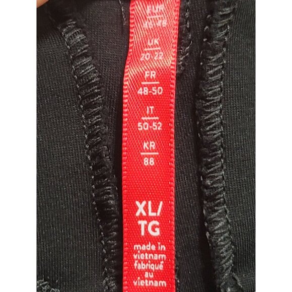 SPANX Black Ankle-Length Stretch Pants With Elastic Waist Size XL/TG - Picture 8 of 9